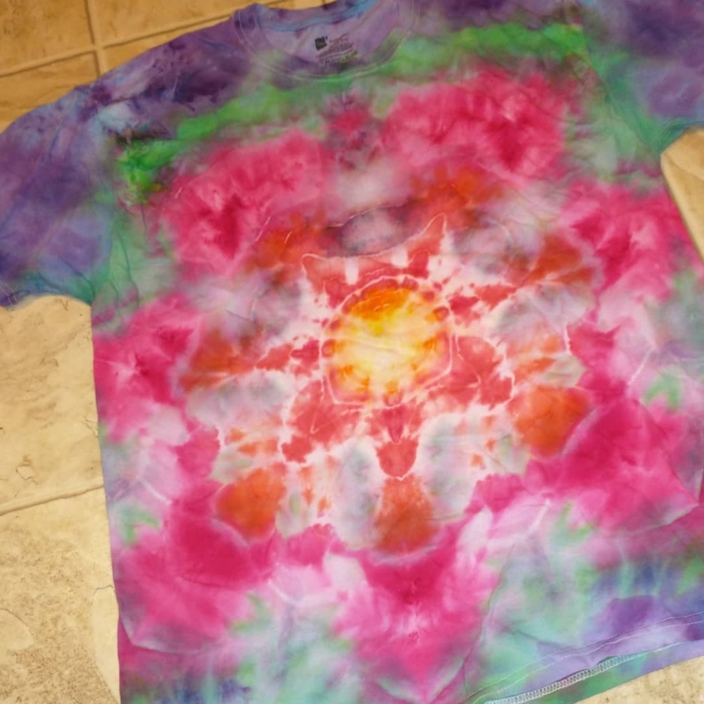 Funky tye dye shirt